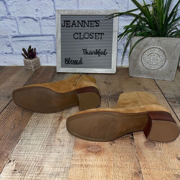 NINE WEST Cabra WOMEN'S BLOCK HEEL ANKLE BOOTIES SIZE 6.5 - Picture 3 of 11